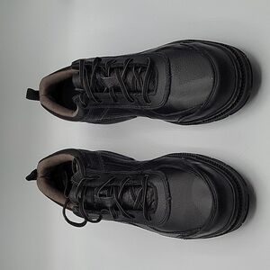 Hytest oxford steel toe leather safety footwear black 9.5